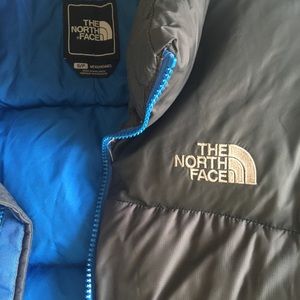 Men’s size small, north face, 700 fill gray jacket